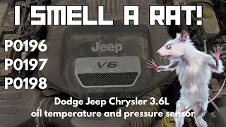 Dodge Jeep Chrysler 3.6L oil temperature sensor repair (dang oil cooler again)