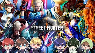 【スト６】今年最強を決めるチーム対抗戦！！【カンホウ with こっさん】