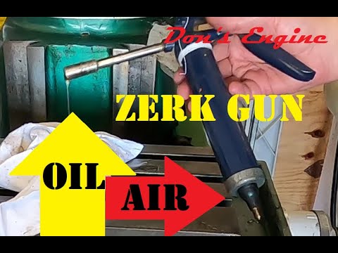 Oil gun for Zerk fittings on many common machine tools. Make One!
