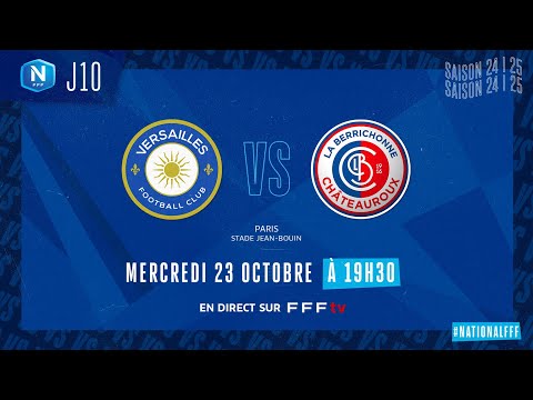 J10 I FC Versailles – LB Châteauroux (1-0), le résumé I National FFF 2024-2025