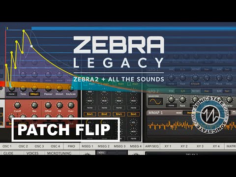 u-he Zebra Legacy - Sonic LAB Patch Flip