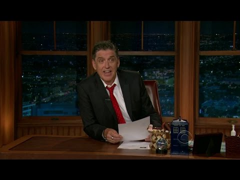 Late Late Show with Craig Ferguson 4/17/2012 Kevin Kline, Alice Eve