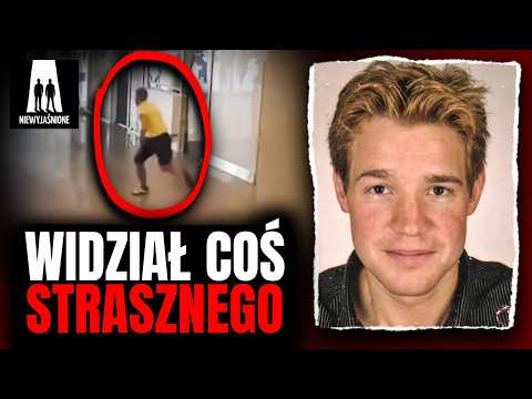 Uciekał przed czymś czego nie nagrały kamery