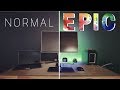 EASY To Install RGB Light Strips For An EPIC Desk Setup