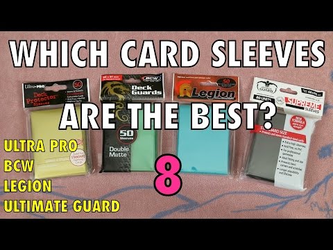 MTG - Card Sleeves Part 8 - Ultra Pro, BCW, Legion, Ultimate Guard for Magic: The Gathering, Pokemon Video