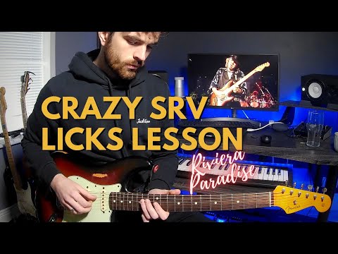 CRAZY SRV LICKS | Intermediate Guitar Lesson