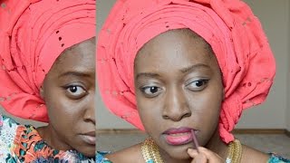 How To Tie Gele  Nigerian Bridal Style Tutorial