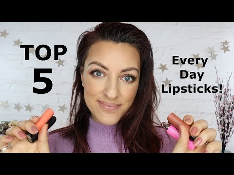 My 5 most worn lipsticks | Most loved and wearable shades!!