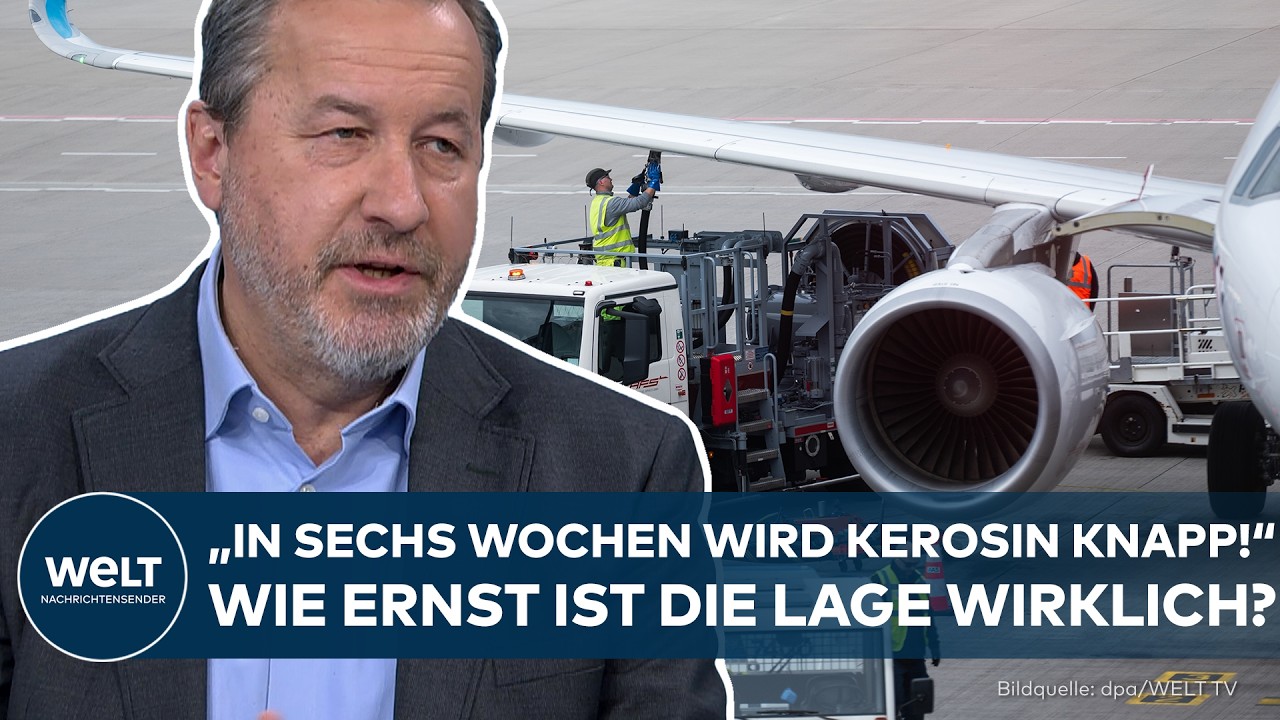 DEUTSCHLAND: „In sechs Wochen wird Kerosin knapp!“ – Wie ernst ist die Lage wirklich?