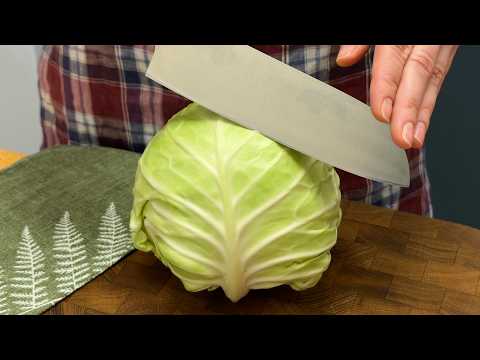 Just one cabbage and a little time! This recipe will surprise you! The most delicious dinner!