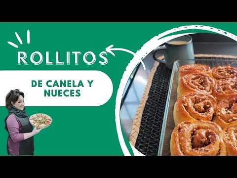 Rollito de canela y nueces