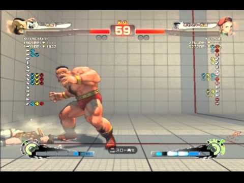 SSF4AE ver.2012 Ranked Match : Xtramustard (Zanguief) VS Kiromah (Cammy)