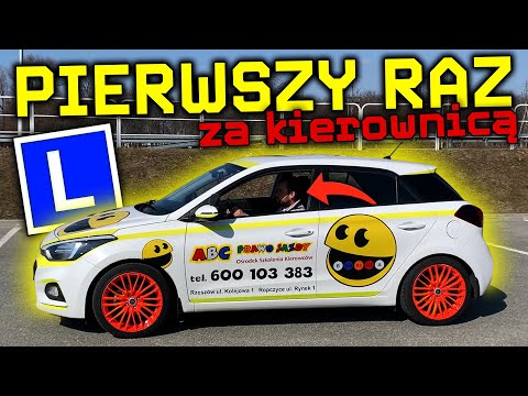 JAK RUSZYĆ SAMOCHODEM? PIERWSZY RAZ ZA KIEROWNICĄ!