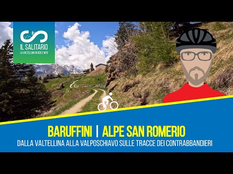 SAN ROMERIO VALPOSCHIAVO da Baruffini (Tirano) MTB - Valtellina in Bici