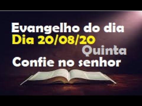Evangelho do dia 20/08/20 com reflexão, Busque o senhor!