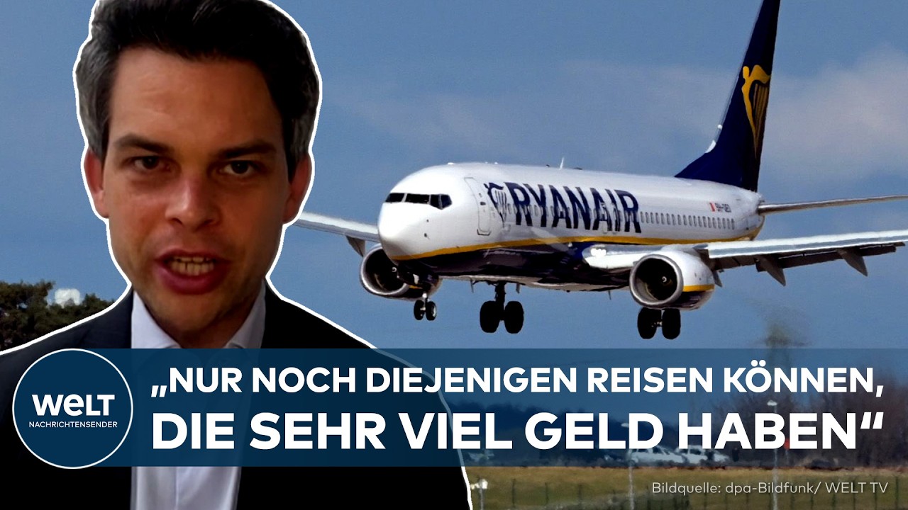RYANAIR: Hälfte des Angebots in Berlin fällt weg! CDU-Politiker warnt vor steigenden Flugpreisen