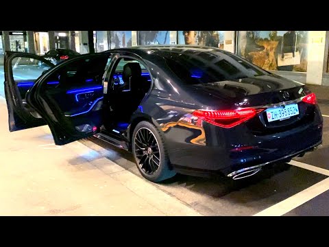 2021 Mercedes S Class Long - AMG S500 NIGHT CITY Drive Review Interior Exterior
