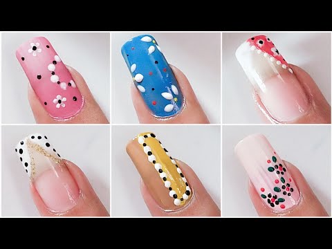 Easy Nail Art designs For Beginners ❤️ Diseños de uñas 2024 / Trending Nail Art designs 🍂♥️