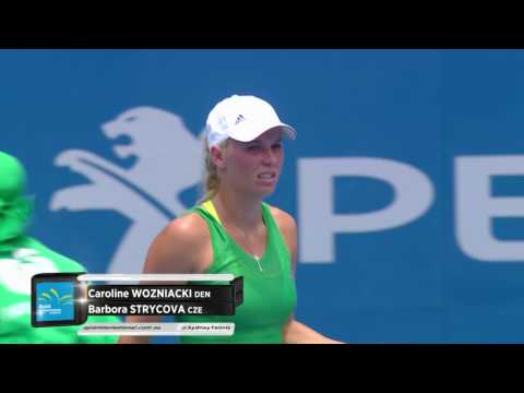 Wozniacki v Strycova Match Highlights (QF) | Apia International Sydney 2017