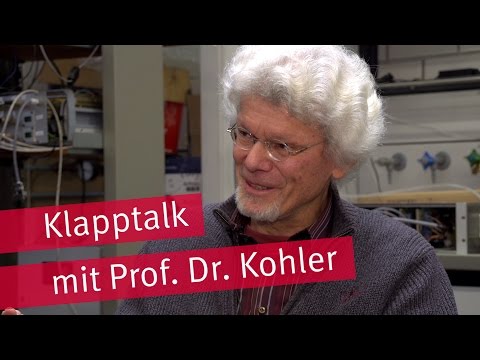 Feinstaub reduzieren: Klapptalk mit Prof. Kohler