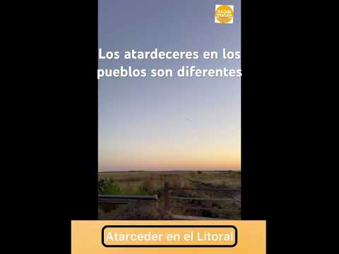 📍Atardecer en el Sur de Santa Fe. 16/2/26 19.50 horas