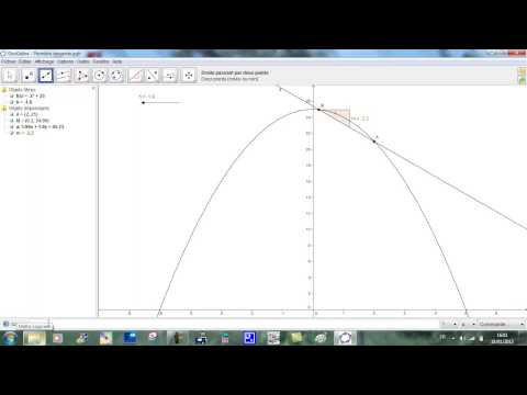 comment construire tangente à une courbe