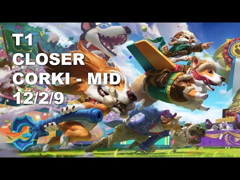 T1 Closer Mid Corki vs Azir - KR Challenger Patch 10.9