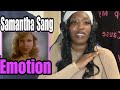 I DIDN’T KNOW! SAMANTHA SANG - EMOTION FT BEEGEES | REACTION