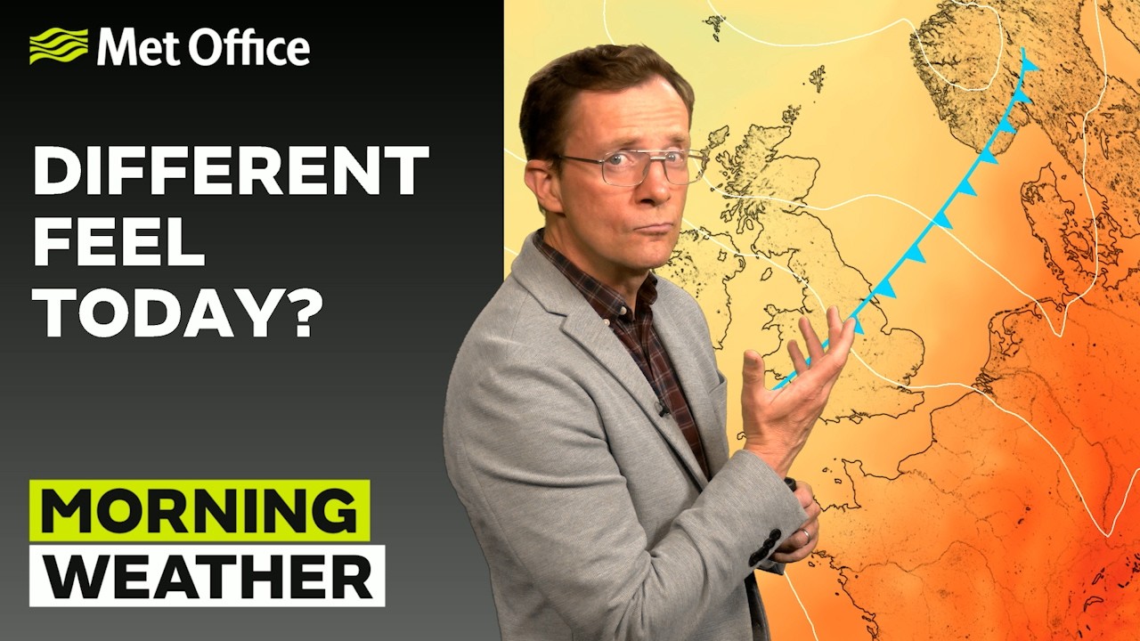 Miniatura HD: 30/07/2026 - A cooler start for most - Morning Weather Forecast UK– Met Office Weather