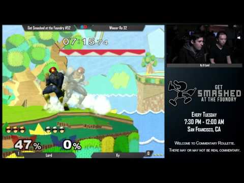 Get Smashed at the Foundry #52 - Winners Ro32: Lord (C. Falcon) vs Ky (Marth/Falcon)