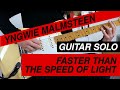Yngwie Malmsteen | Faster Than The Speed Of Light | guitar solo cover [hq/hd]