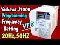 Yaskawa J1000 VFD Inverter How To Set Frequency In VFD Part 1 MianElectric