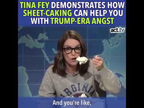 acttv We really needed this: Sheetcaking with Tina Fey
