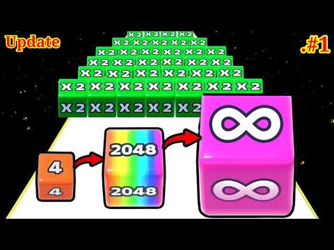 🔴 JELLY RUN 2048 cubes (1Qa=1,000,000,000,000.. Record Infinity?)🆚 Freaky Stan 2048 gameplay live