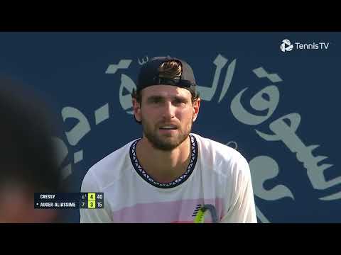 Destaques: Maxime Cressy x Felix Auger-Aliassime - R1 - Dubai Duty Free Tennis Championships 2023