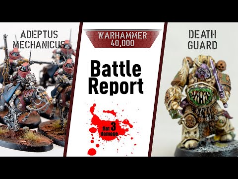 Death Guard vs. Adeptus Mechanicus - 2000 pt. Warhammer 40K Battle Report