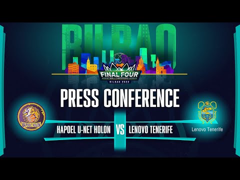 Hapoel U-net Holon v Lenovo Tenerife - Press Conference | Basketball Champions League 2021-22