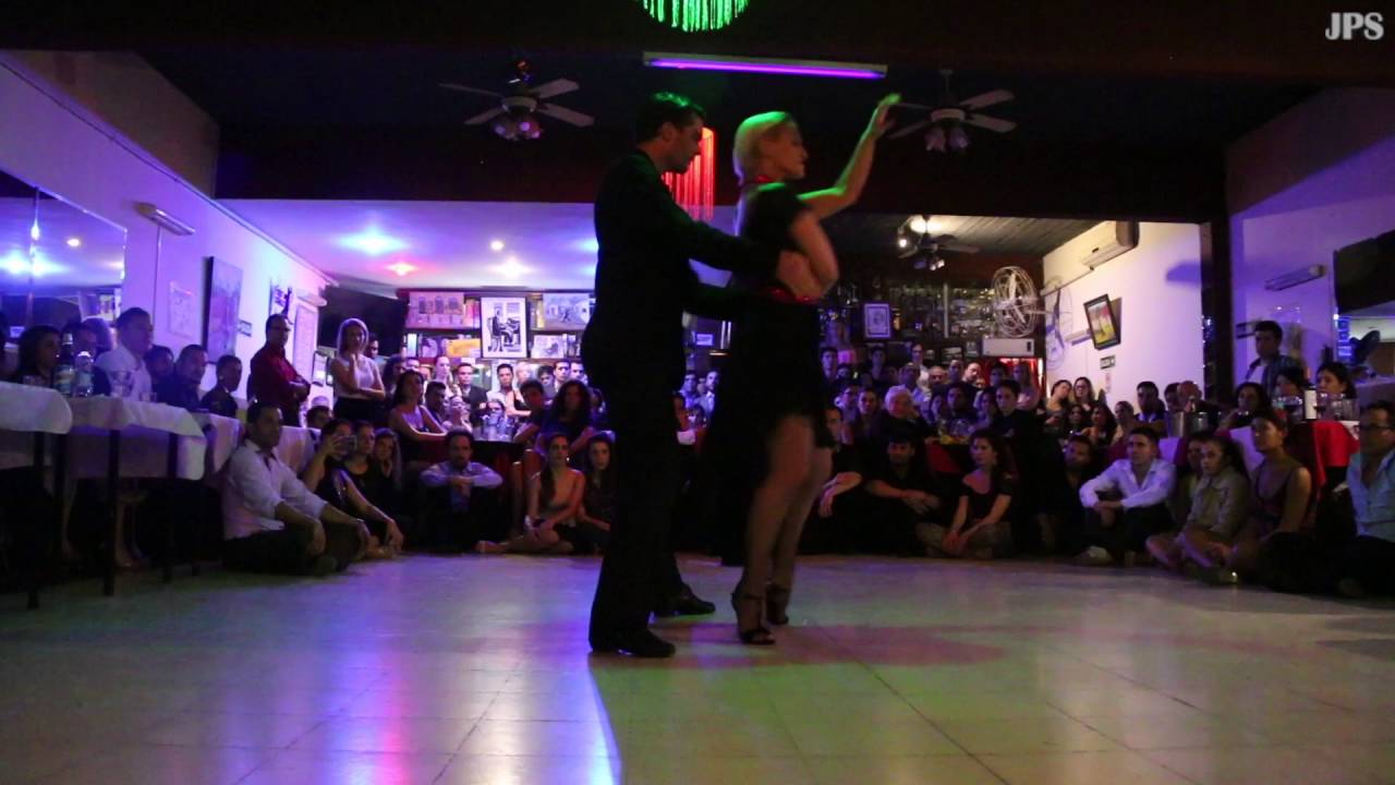 Tamara Bisceglia y Eber Burger 2/3, Milonga Tango Club, 27Ago2016