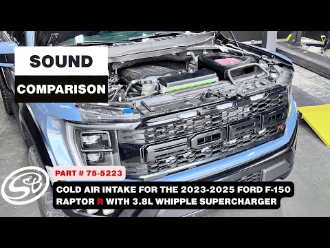 Cold Air Intake for the 2023-2026 Ford F-150 Raptor R with 3.8L Whipple Supercharger video
