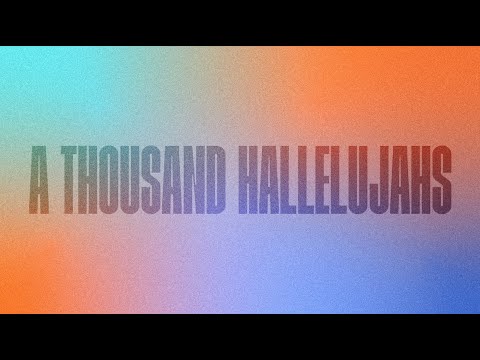 A Thousand Hallelujahs | Official Lyric Video | The Worship Initiative (feat. Aaron Williams)