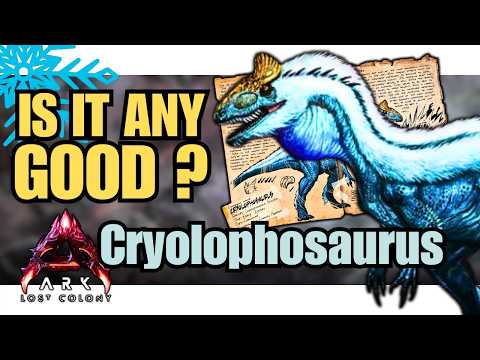 Cryolophosaurus - FULL GUIDE Spawn, Tame & Abilities - ALL You Need To Know | Ark Survival Ascended