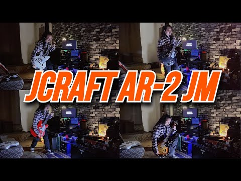 JCraft AR-2 2023 JM Semi-Hollow Electric Guitar Black w/ Padded Gig Bag image 21