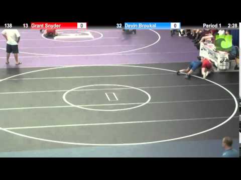 138 Grant Snyder vs. Devin Broukal