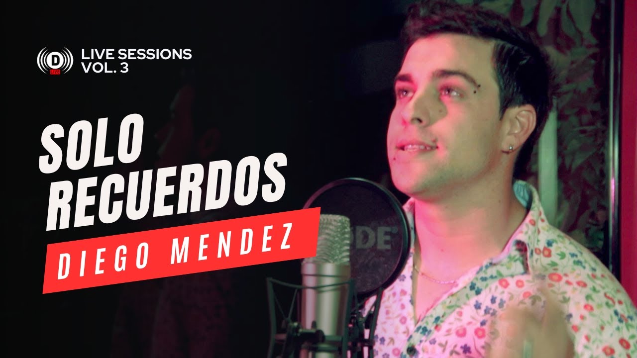 Video: Diego Méndez - Solo Recuerdos | Cumbia en Vivo