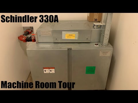 Machine Room Tour of a Schindler 330A Hydraulic Elevator