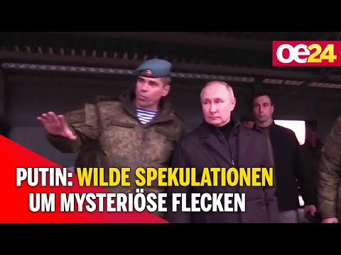 Putin: Wilde Spekulationen um mysteriöse Flecken