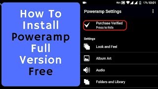 How to Crack or Unlock PowerAmp Without Paying 100% Free Lifetime ( Link in Description )