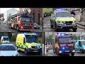 Fire Engines Police Cars And Ambulances Responding