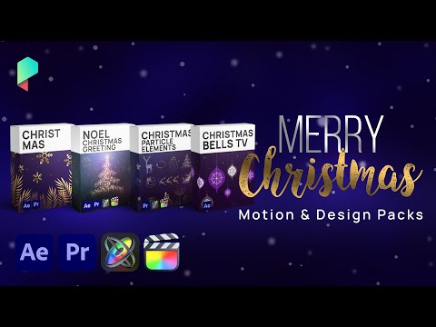 Best Christmas Templates | After Effects, Premiere, Final Cut & Apple Motion