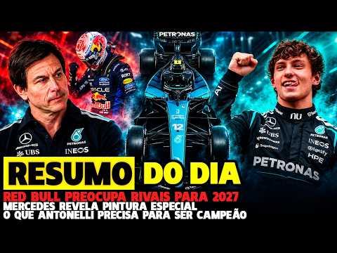 RED BULL PREOCUPA RIVAIS, KIMI ANTONELLI PODE SER CAMPEÃO, PINTURA ESPECIAL E EXPECTATIVAS|FÓRMULA 1